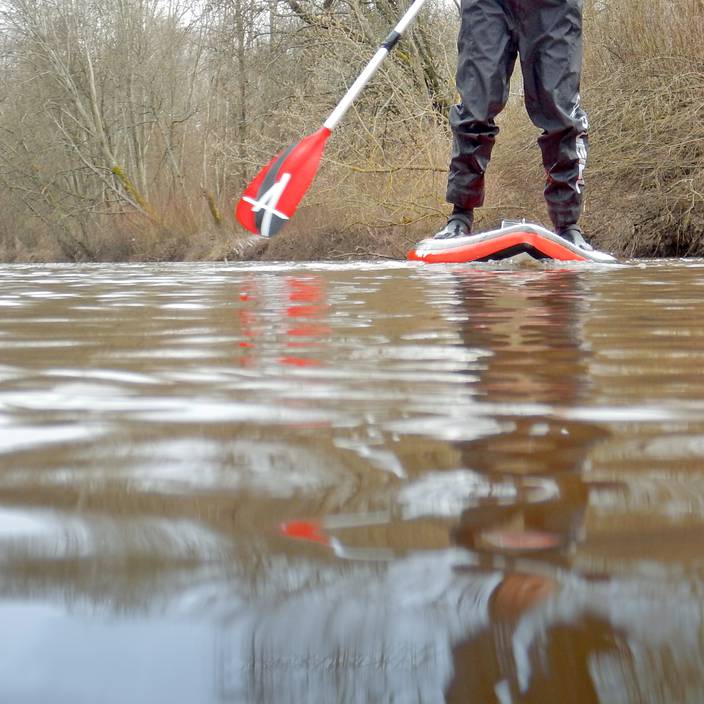 Early Spring SUP day at Gauja river