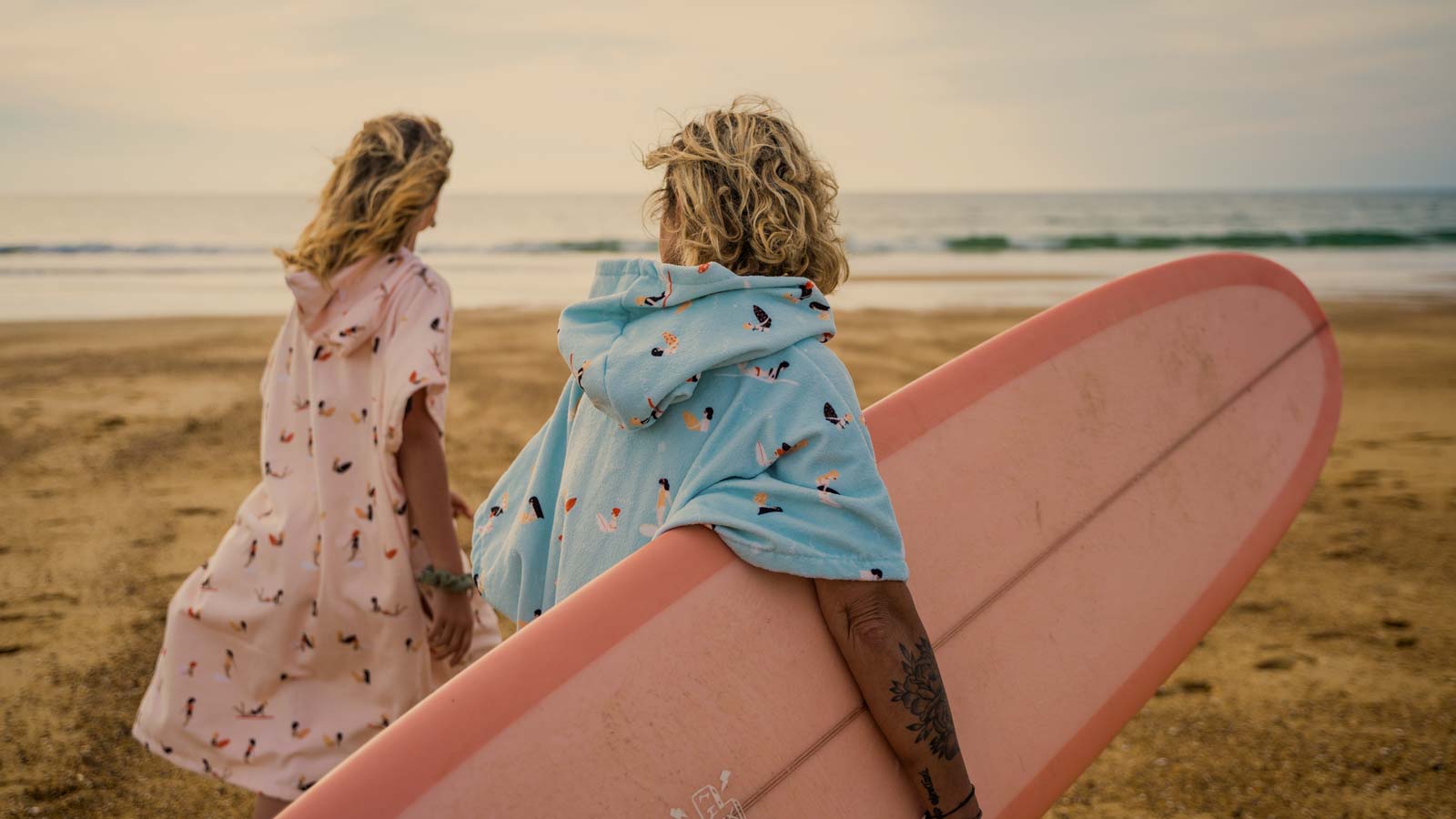 After Essentials Beach Ponchos and Surf Changing Robes by the Ocean