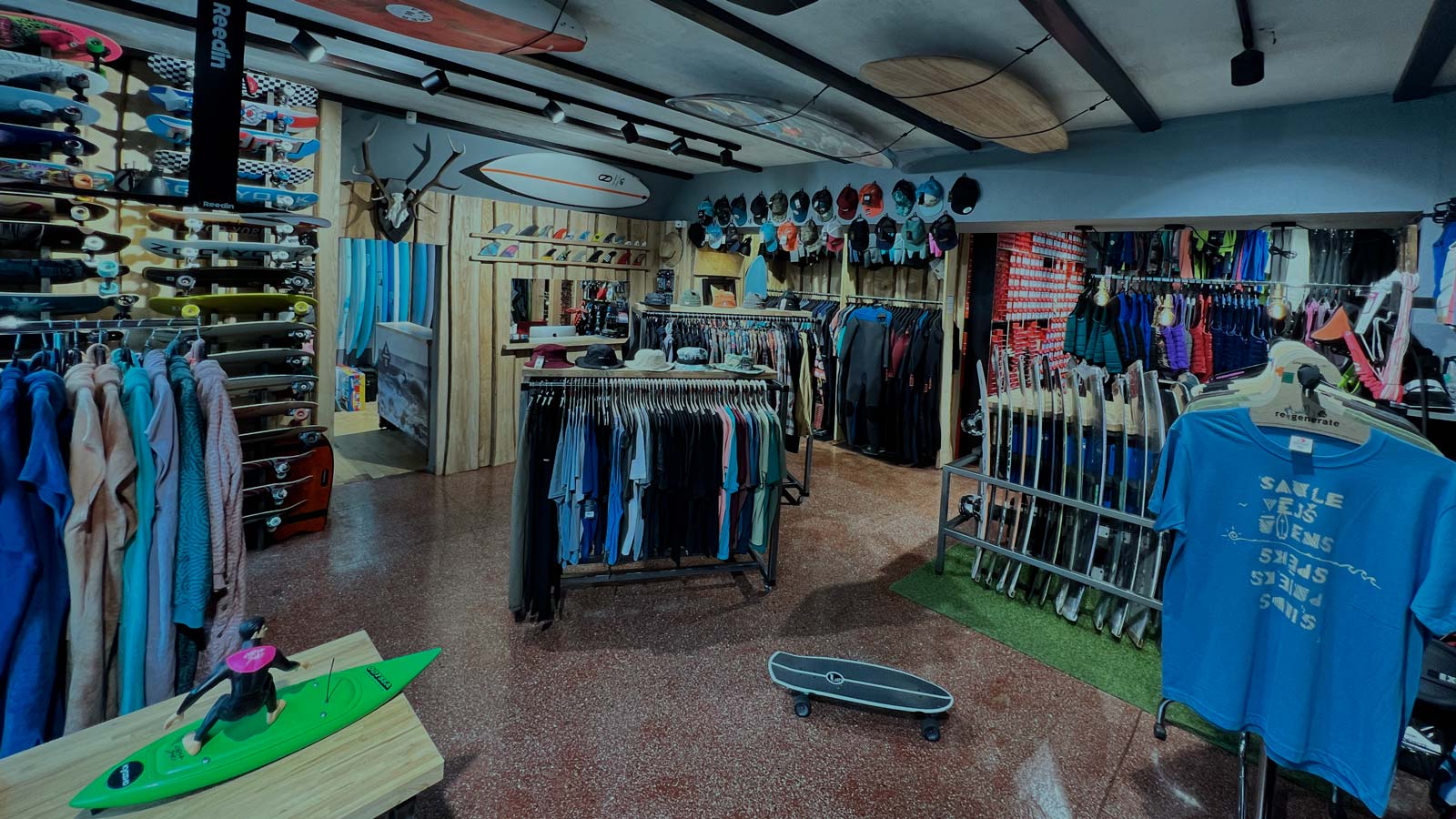 Boardside Watersports Store Featuring O’Neill Wetsuits, Surfboards, Surfskates and Lifestyle Apparel