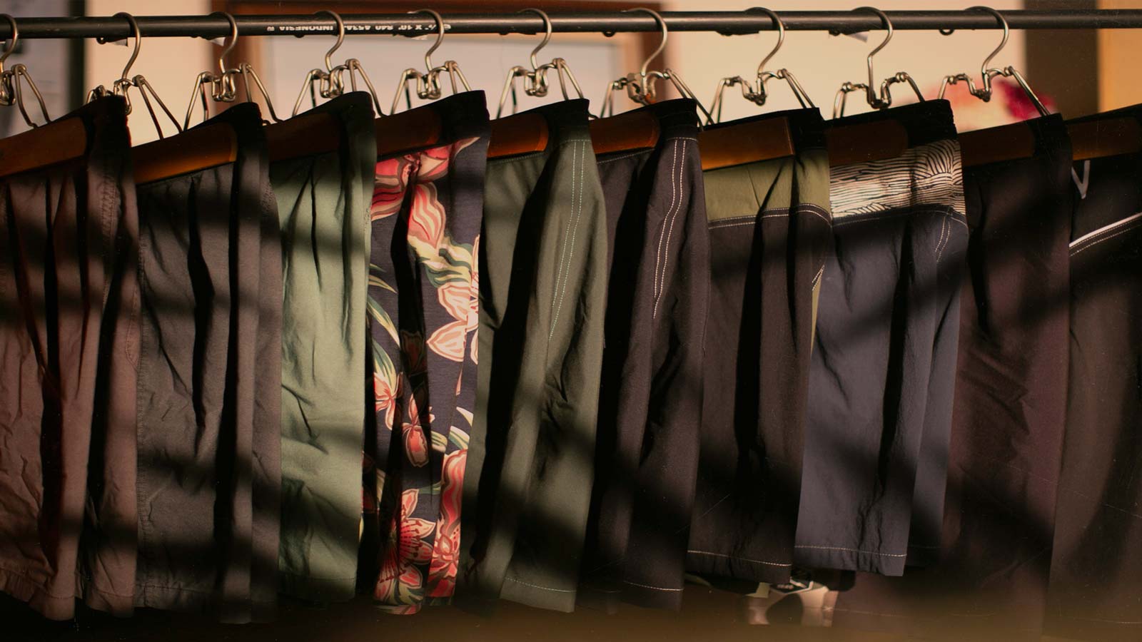 Boardshorts and street shorts. Wide selection and various styles. From Beach to Streets.