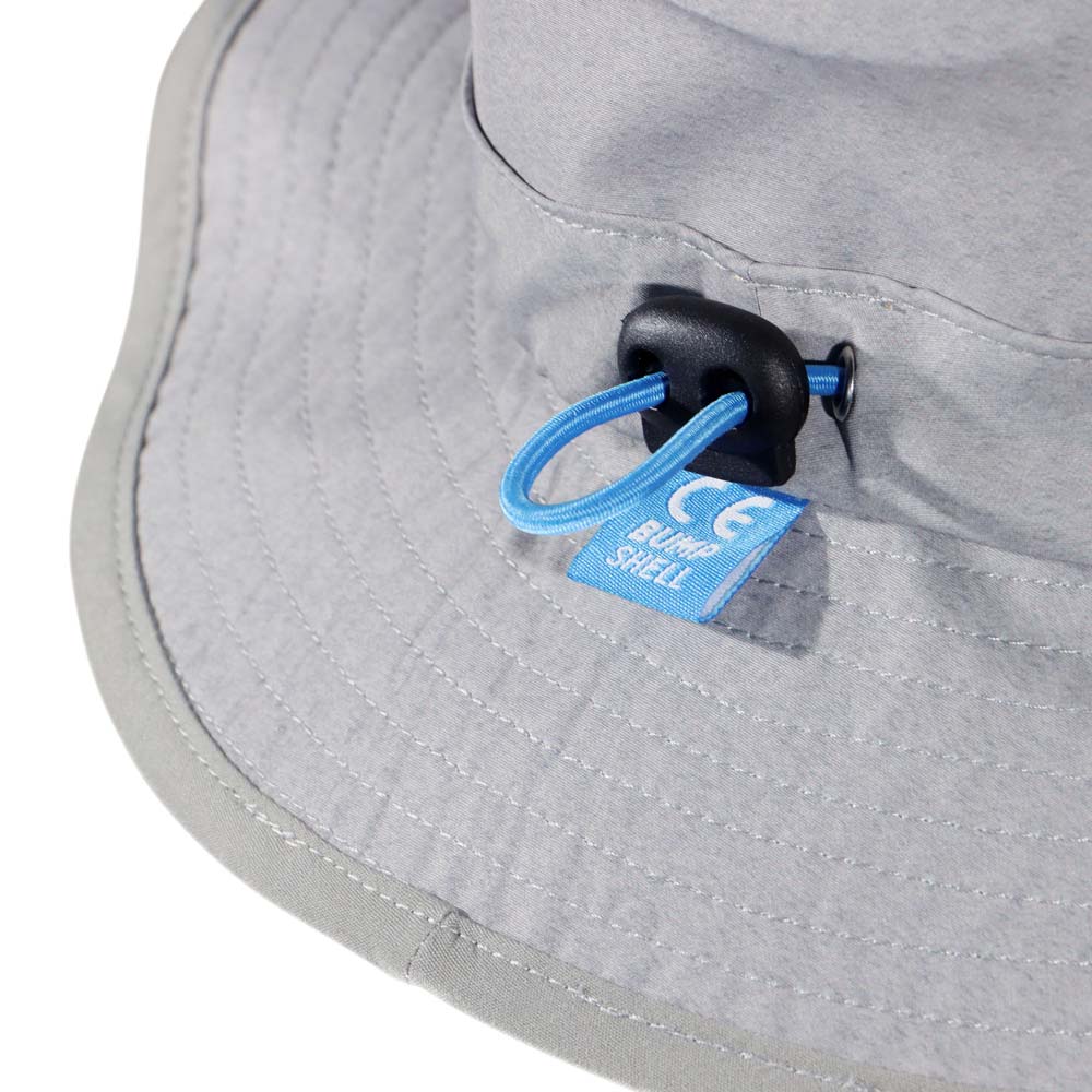 Forward-WIP Surf Bob Bump Shell Bucket Hat Helmet – Heather Gray