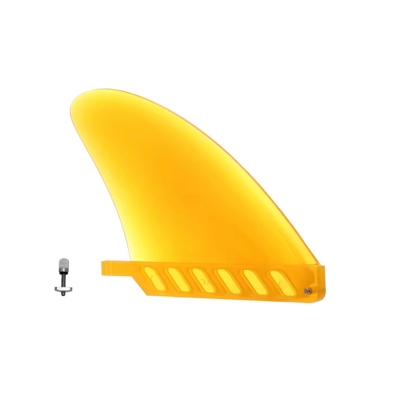 Elastic SUP fin for shallow water Eurofin 4.6 US Finbox – Orange