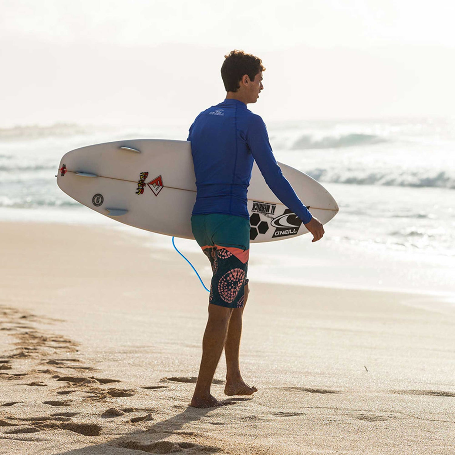 O'Neill Basic Skins LS Rash Guard – Lime