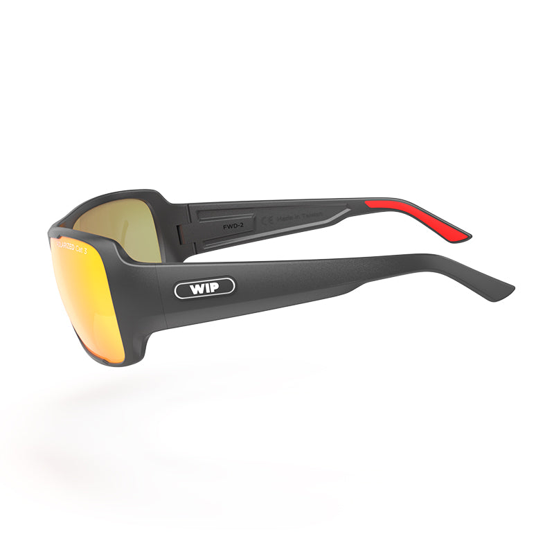 Forward-WIP Wipsun Polarized Sunglases – Mat Red