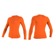 O'Neill Wms Premium Skins L/S Rash Guard – Papaya