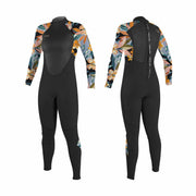 O'Neill Girls Epic 4/3 Back Zip Full Wetsuit – Demi Floral HW4