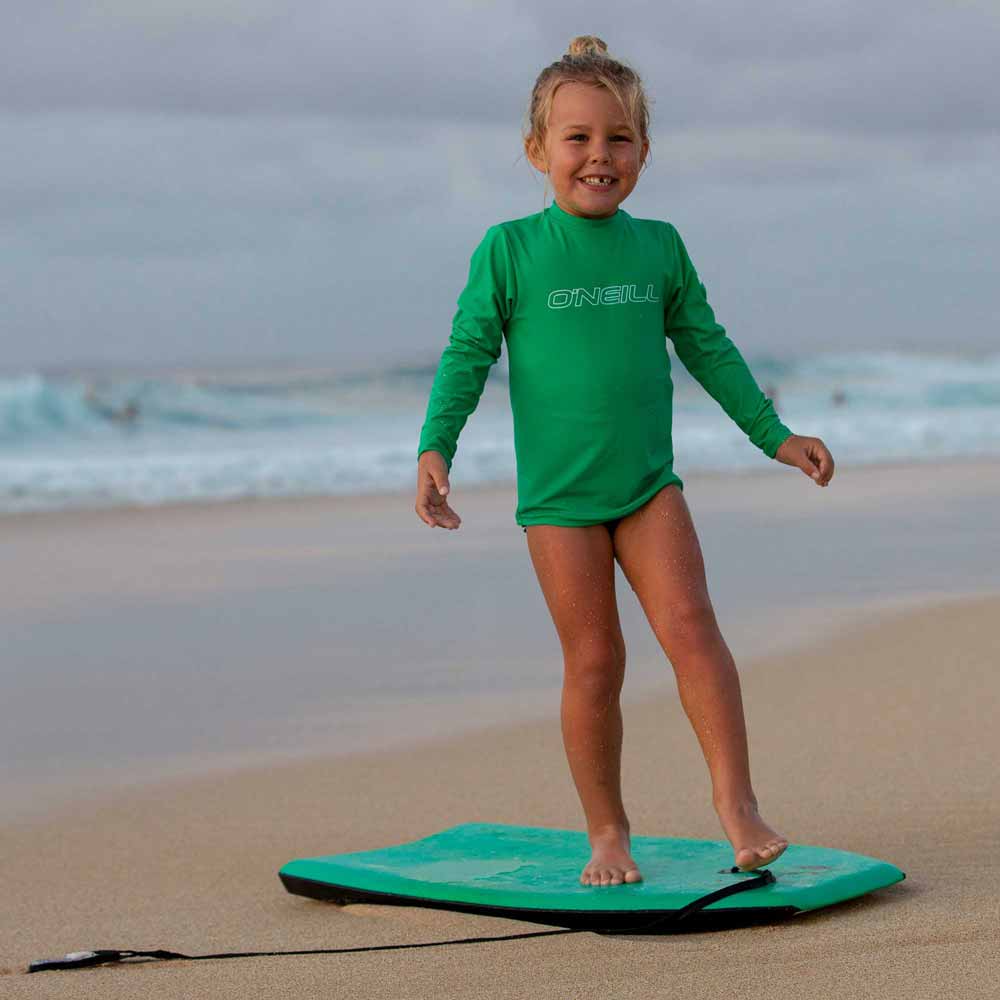 O'Neill Youth Basic Skins LS Sun Shirt – Light Aqua
