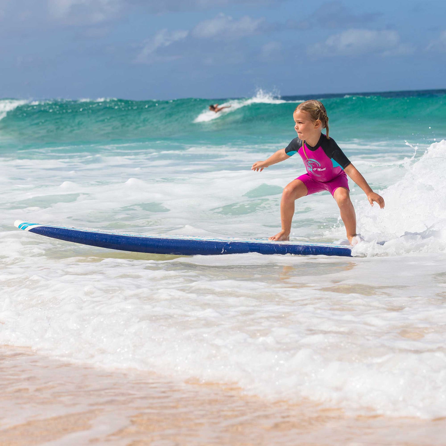 O'Neill Toddler Reactor Spring 2 mm Wetsuit – Berry/Lightaqua/Graph DR8