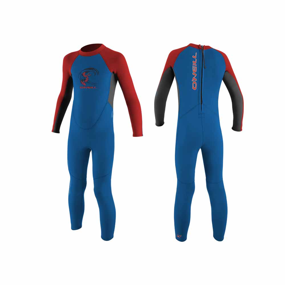 O'Neill Toddler Reactor Full 2 mm Wetsuit – Ocean/Graph/Red EJ9