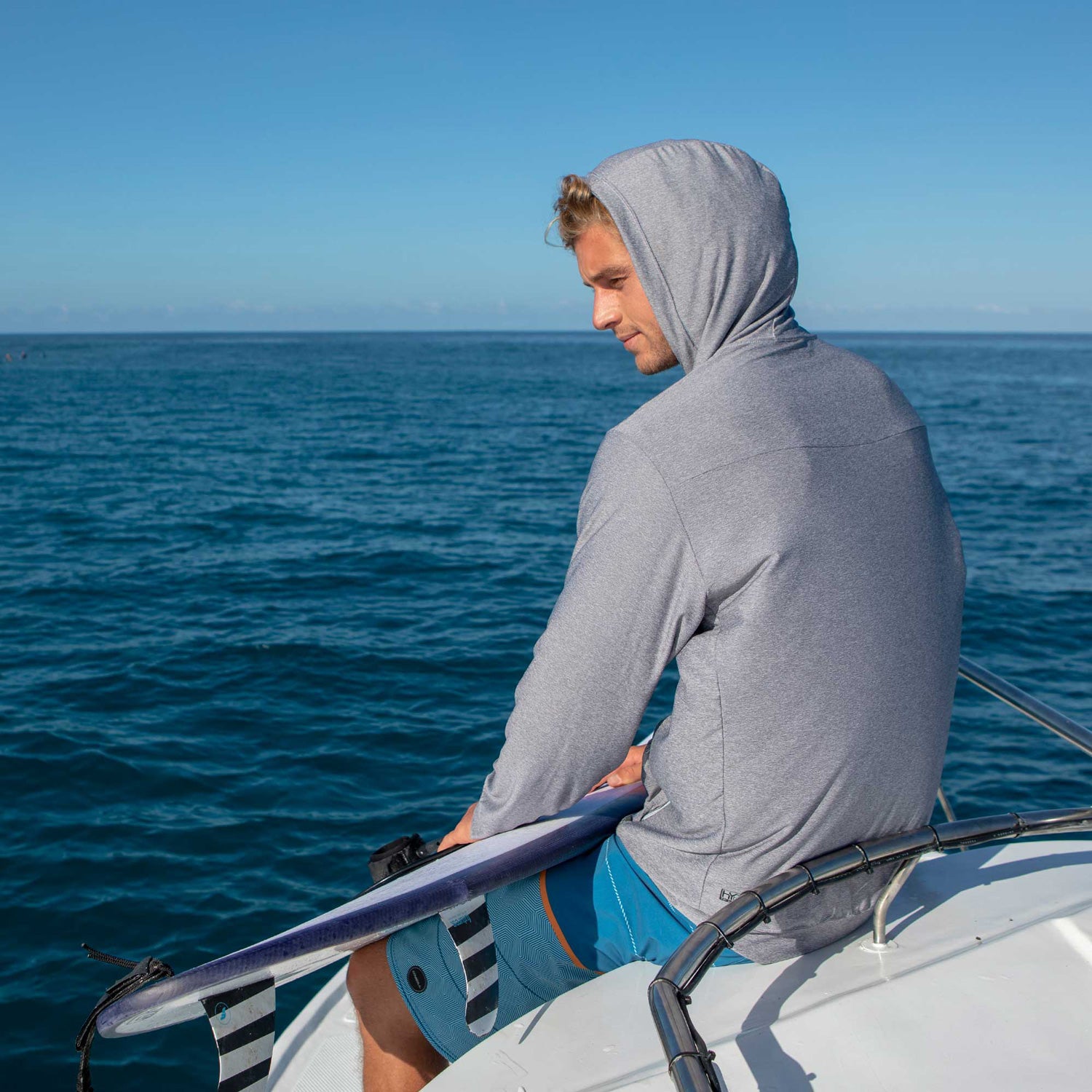 O'Neill Hybrid Fulzip L/S Sun Hoodie – Gray