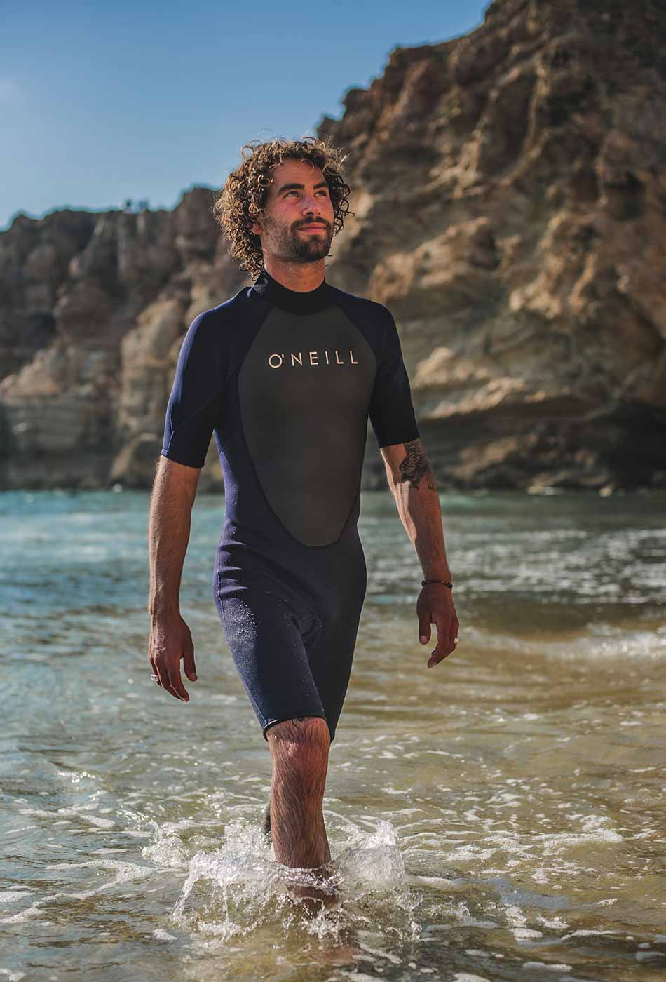 O'Neill Reactor II BZ Spring 2mm wetsuit – Black / Ocean EJ7