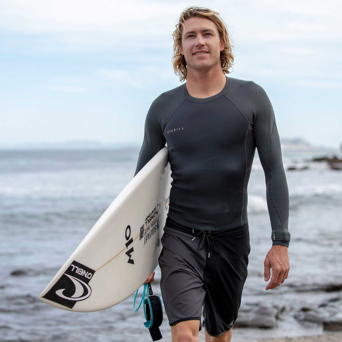 O'Neill Reactor-2 1.5mm L/S Top – Graphite/Abyss/Ocean IL3