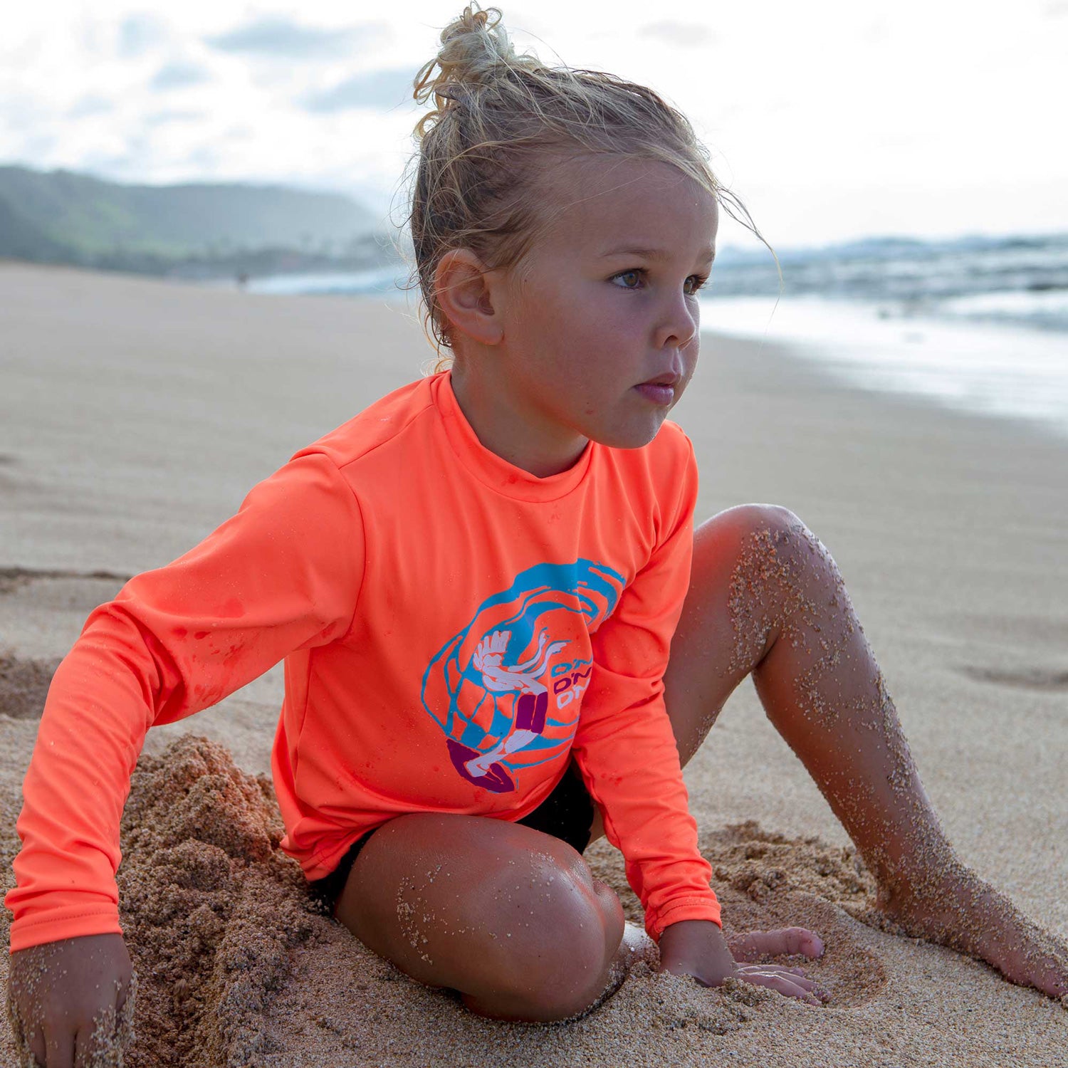 O'Neill Toddler O'Zone L/S Sun Shirt – Light Aqua
