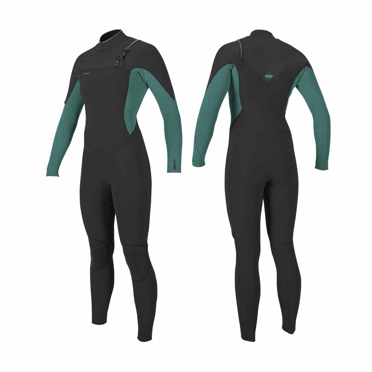 O'Neill WMS HyperFreak CZ Full 4/3+ mm Wetsuit – Raven/Bristol HU2
