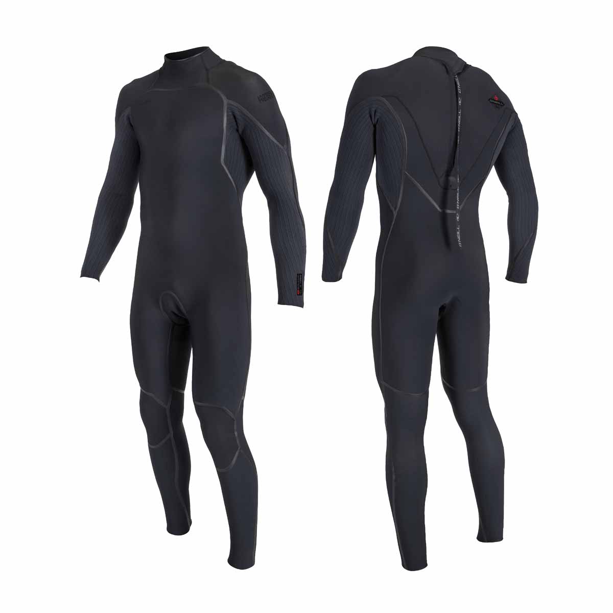 Wetsuit O'Neill Hyperfreak Fire 4/3+ mm Back Zip – Black A00