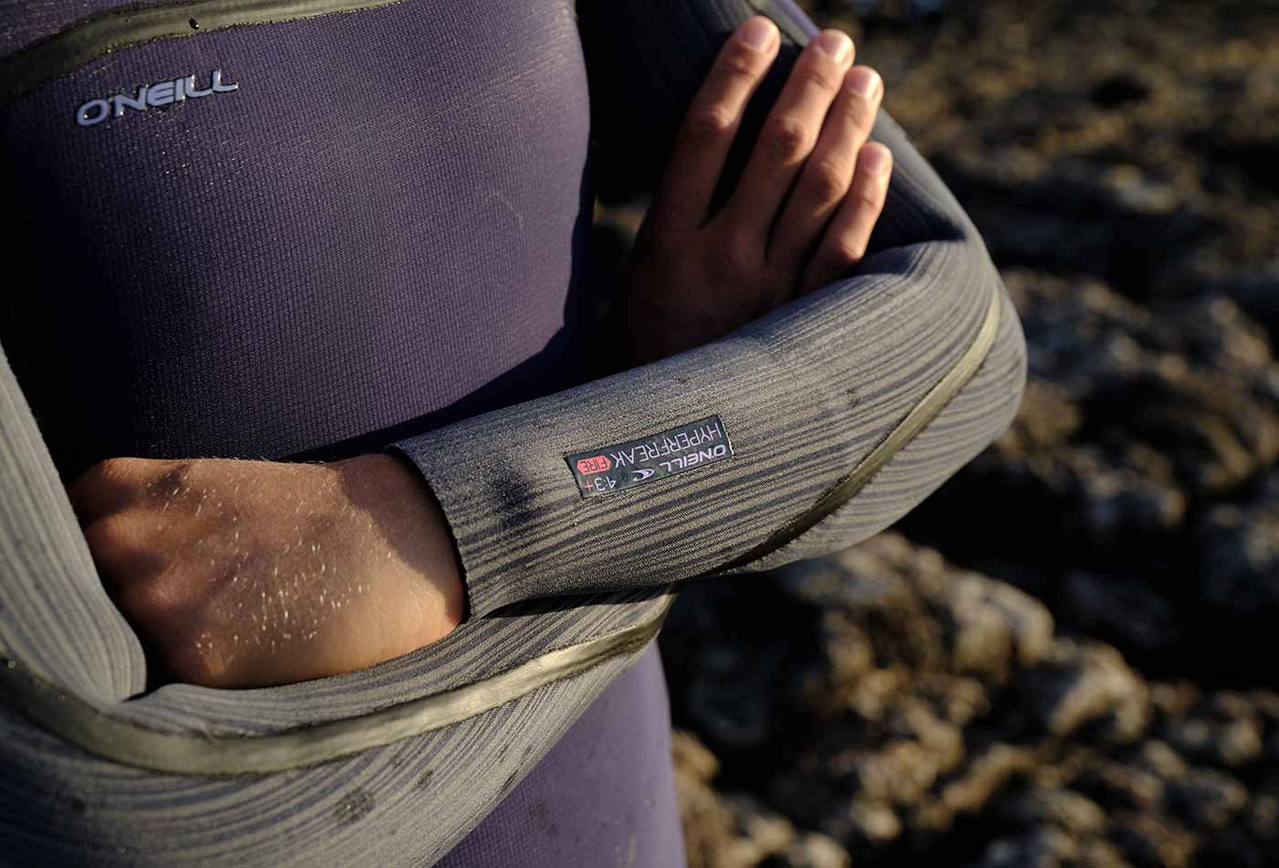 Wetsuit O'Neill WMS Hyperfreak Fire 5/4+ mm Chest Zip – Navy/Shade HR3