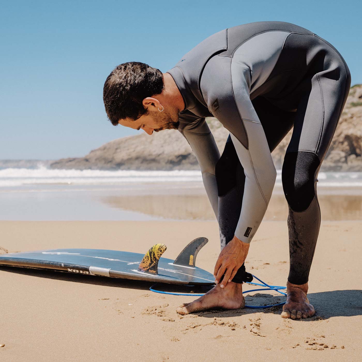 O'Neill Epic 5/4mm Chest Zip Full Wetsuit – Temperedsteel/Smoke/Graph IU1