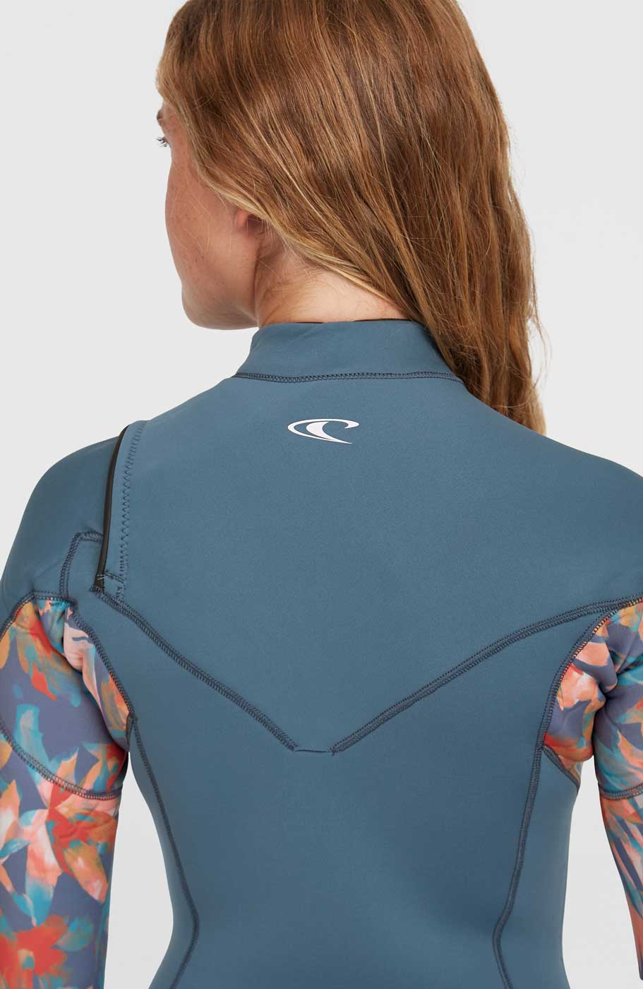 O'Neill WMS Epic Chest Zip Full 4/3 mm Wetsuit – Copenblu/Ptdtrpcs IL5