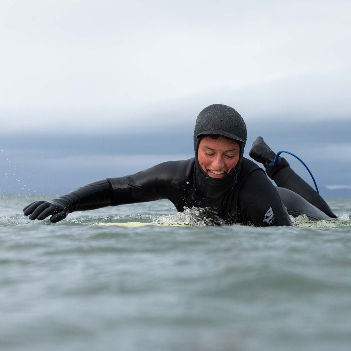 O'Neill WMS Epic 6/4mm Chest Zip W/Hood wetsuit – Black A05