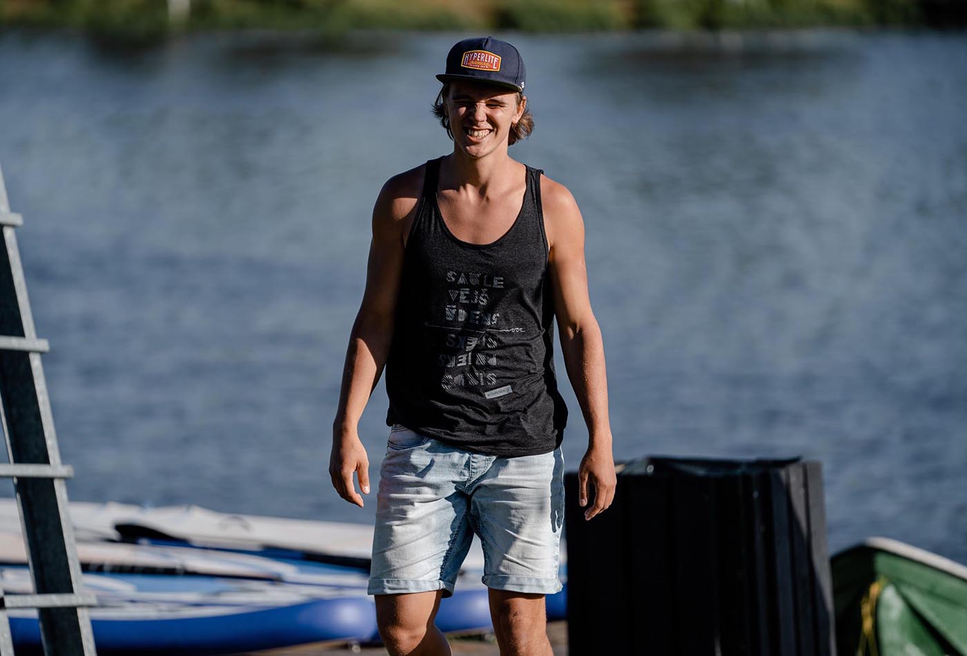 Boardside.lv Tank Top – Dark Gray