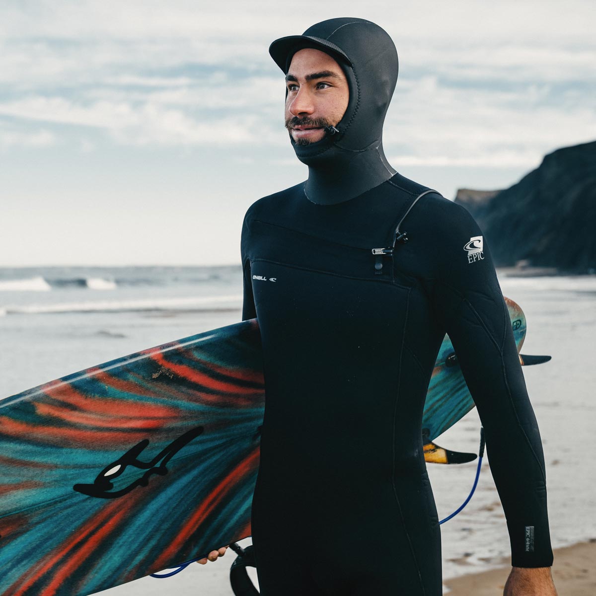 Winter Wetsuit O'Neill Epic 6/5/4 mm Chest Zip W/Hood