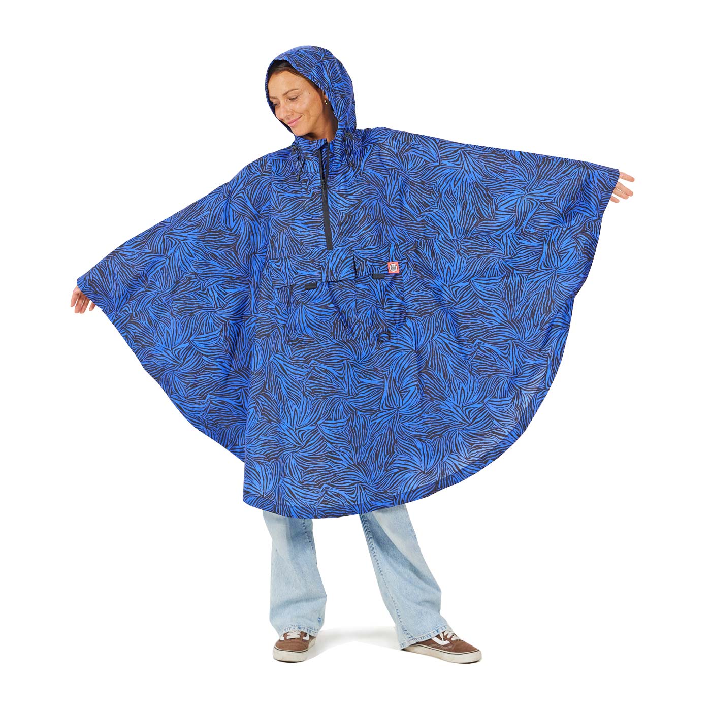 After Essentials Rain Cap Poncho – Zebre