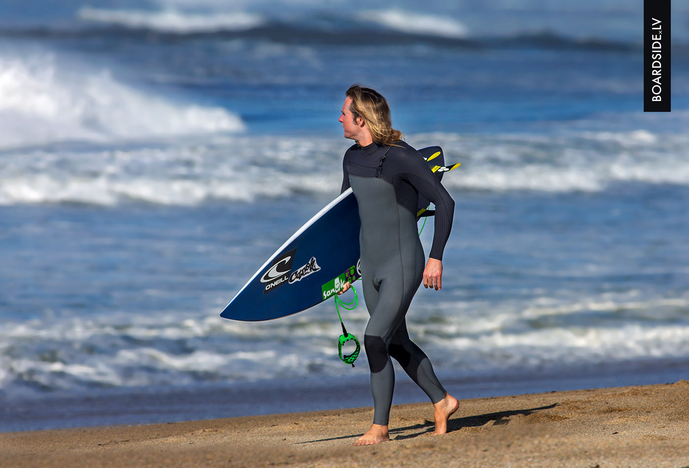 O'Neill HyperFreak CZ Full 3/2+ mm Wetsuit – Smoke/Raven HR6