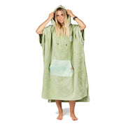 After Essentials High End Jacquard Poncho Towel – Tender Green