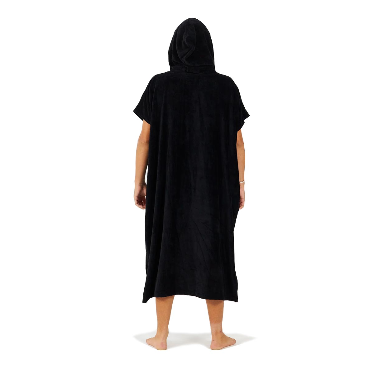 After Essentials Logo Poncho Towel – Black
