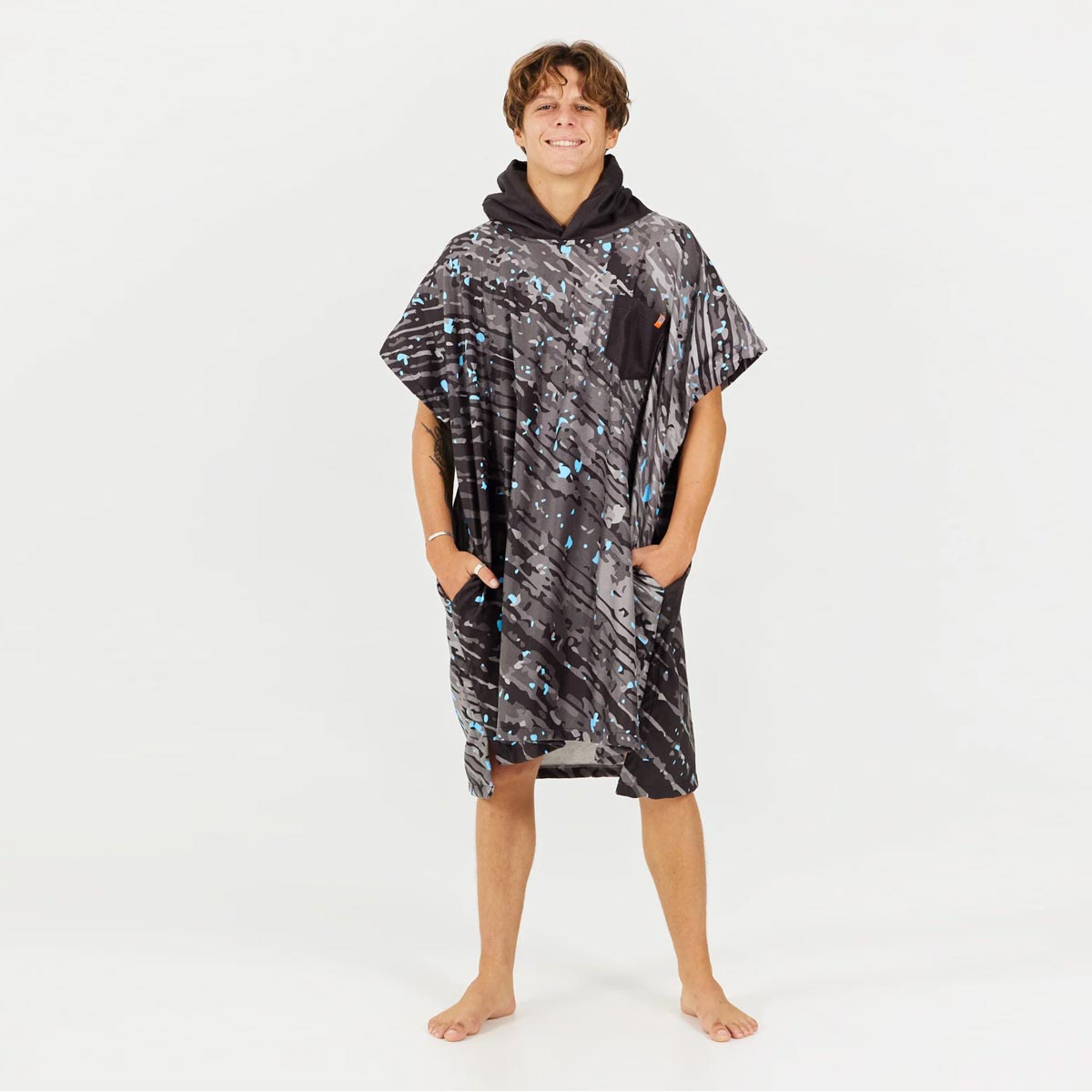 After Essentials Sport Series Poncho Towel – Blue