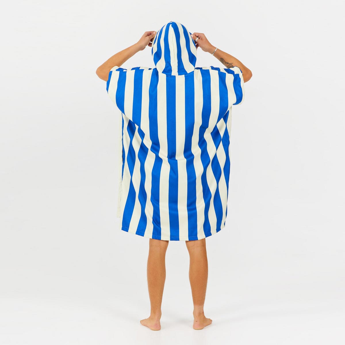 After Essentials Swim Club Poncho Towel – Blue