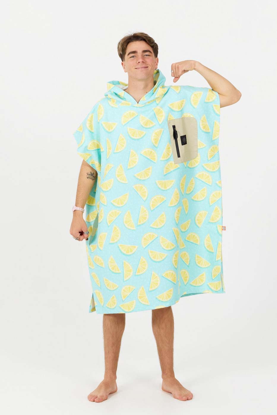 After Essentials Tech Pocket Poncho Towel – Lemon