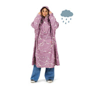 After Essentials Rain Poncho – Dusty Rose