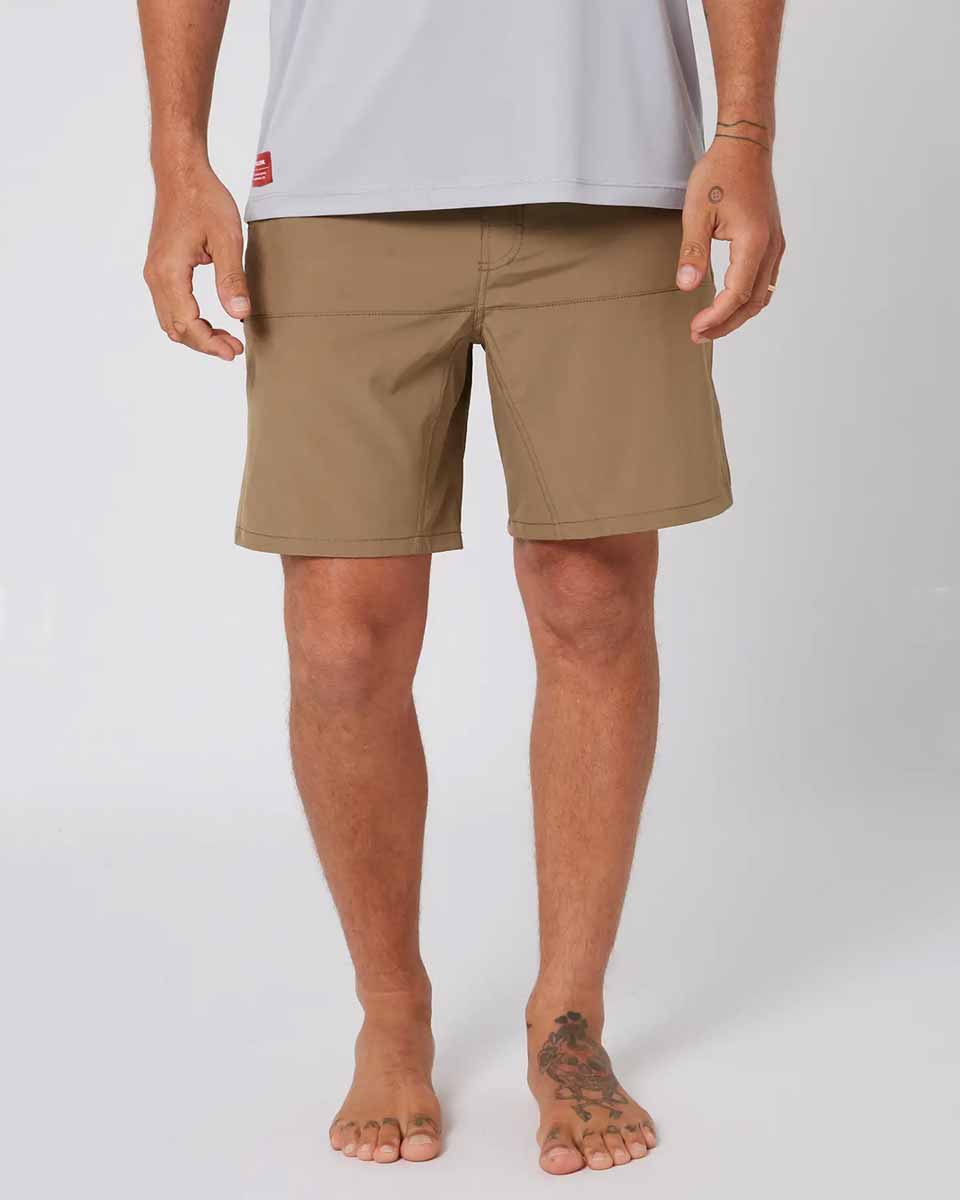 Follow All Day Shorts – Deep Taupe