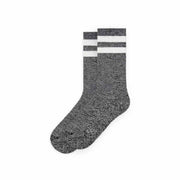 American Socks Mid High White Noise - Gray/White-White