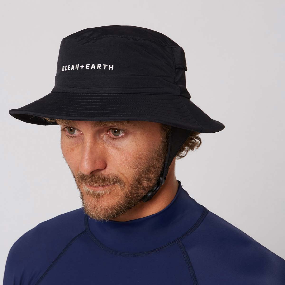 Ocean & Earth Bingin Soft Peak Surf Hat – Black
