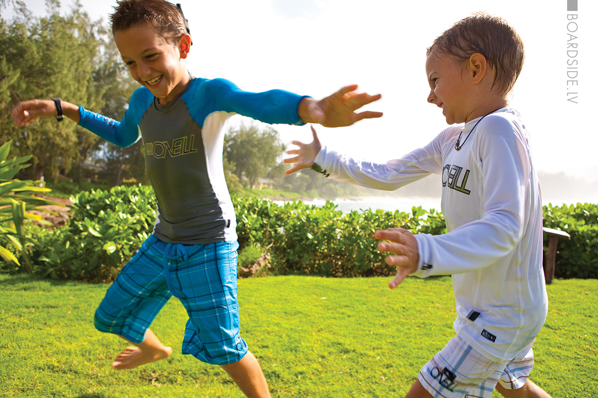 O'Neill Youth Basic Skins LS Sun Shirt – Pacific 018