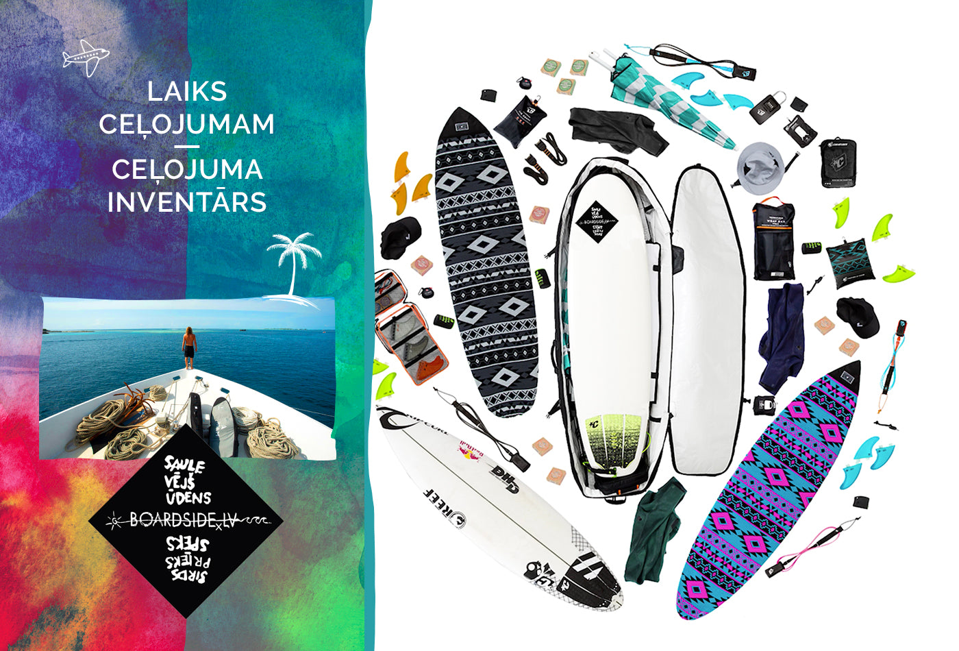 Creatures All Rounder 3-4 DT2.0 Surfboard Bag – 6’7