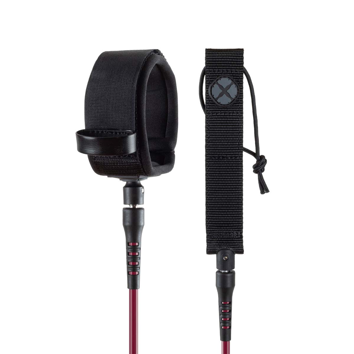 Devoted Core Series 9ft Pro 7mm Ankle Leash - Burgundy