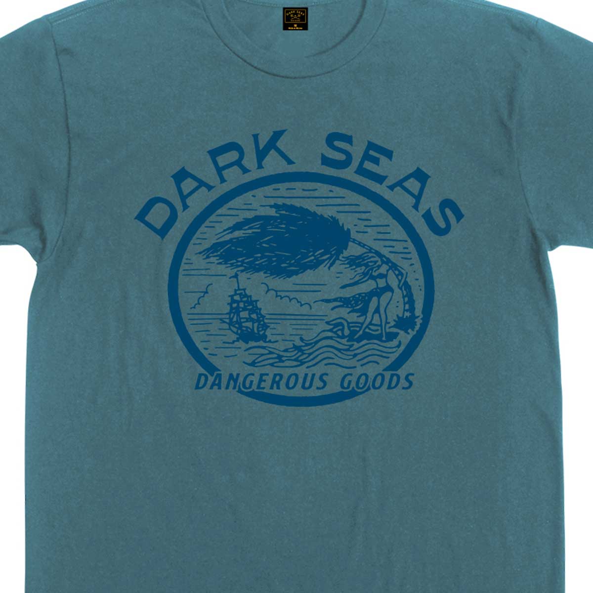 Dark Seas High & Dry Pigment S/S Tee – Palm Leaf