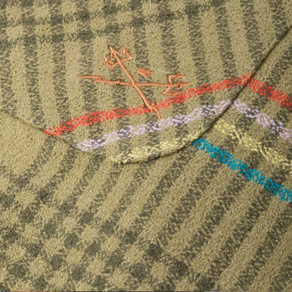 Dark Seas Blanton Woven Flannel Shirt – Olive