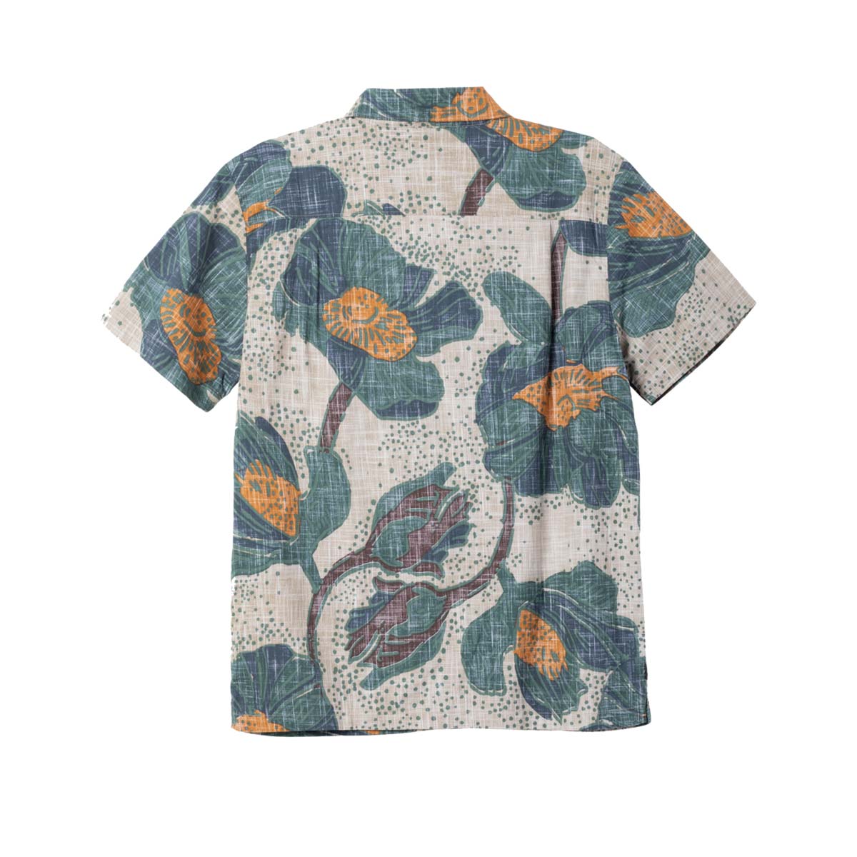 Dark Seas Bloom Woven S/S Shirt – Aloe