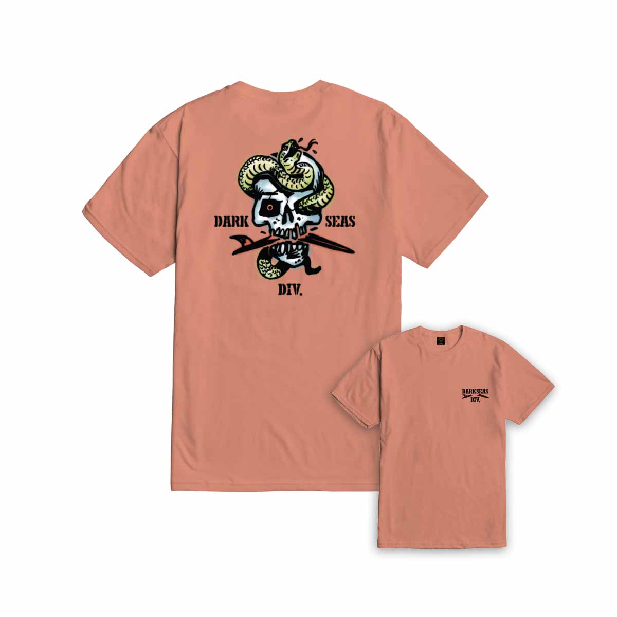 Dark Seas Board Breaker Premium S/S Tee – Coral