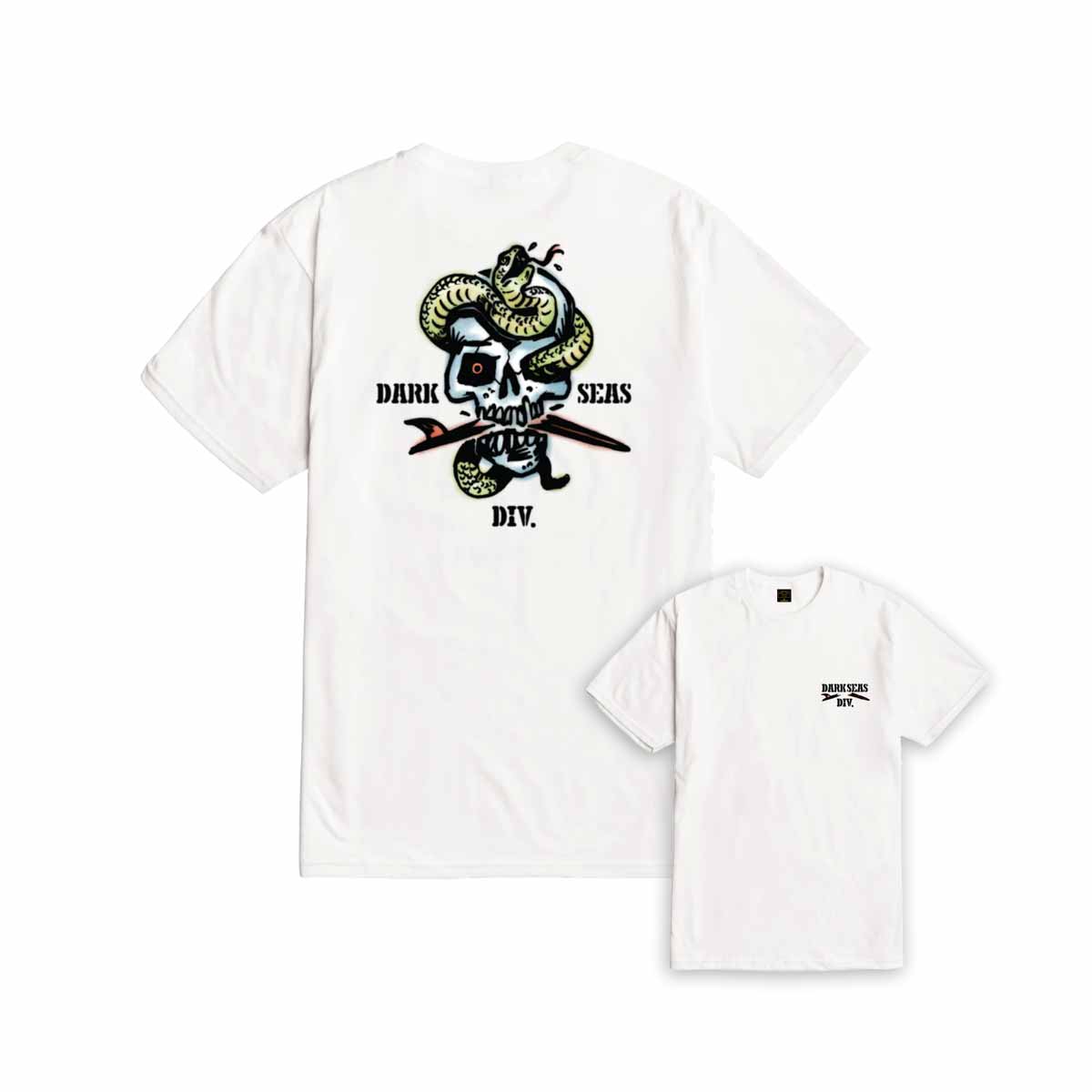 Dark Seas Board Breaker Premium S/S Tee – White