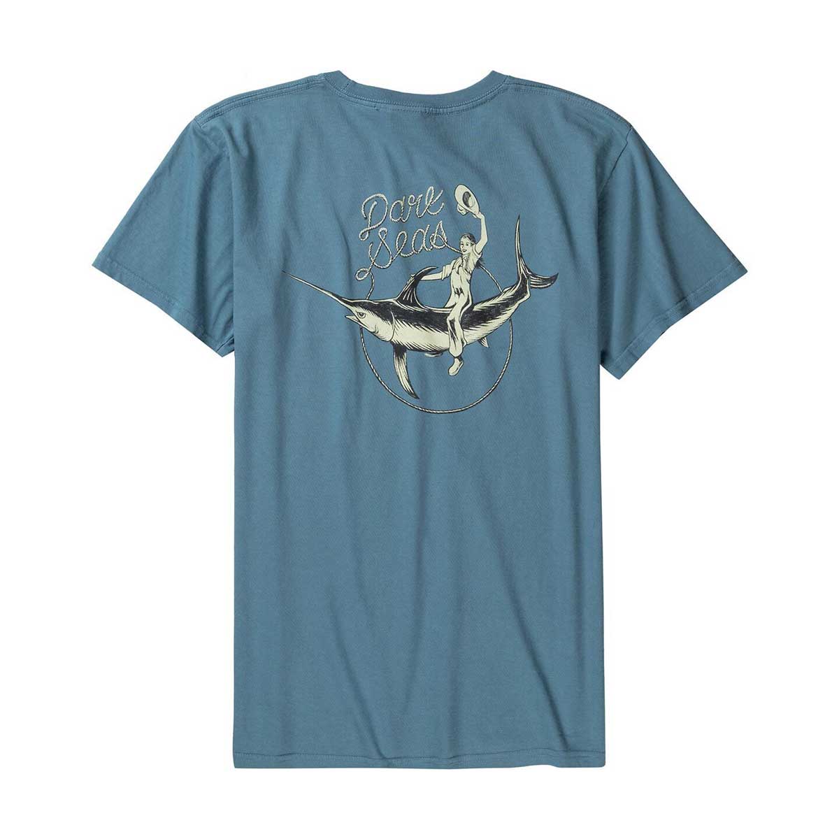 Dark Seas Rodeo Pigment S/S Tee – Blue Fin