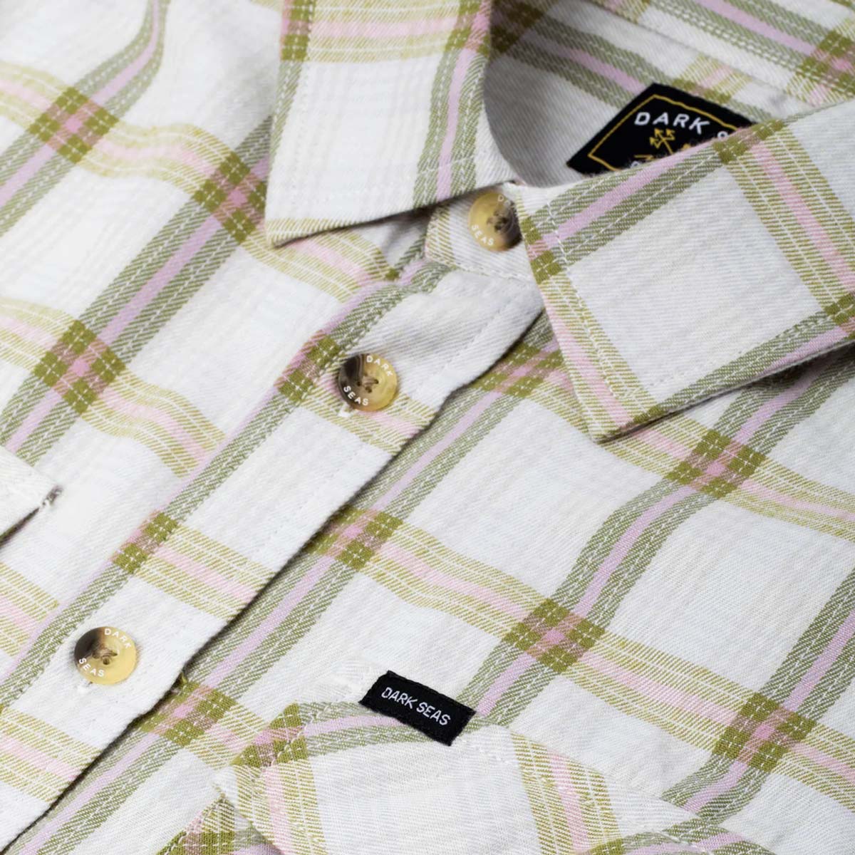 Dark Seas Garrison Woven Flannel Shirt – Vapor
