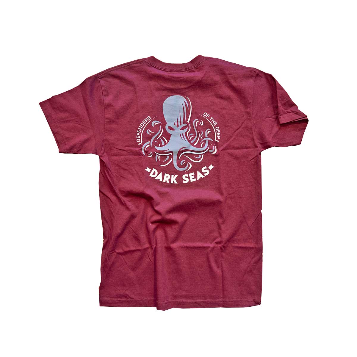 Dark Seas Illusion Pigment S/S Tee – Burgundy