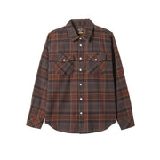 Dark Seas Newton Flannel Shirt – Brown/Black