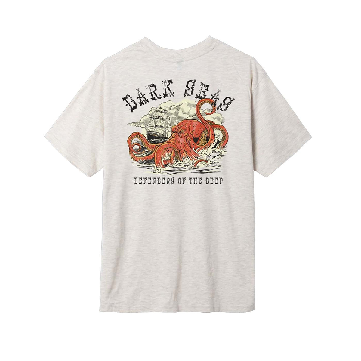 Dark Seas Perilous Mineral S/S Tee – Heather Oatmeal
