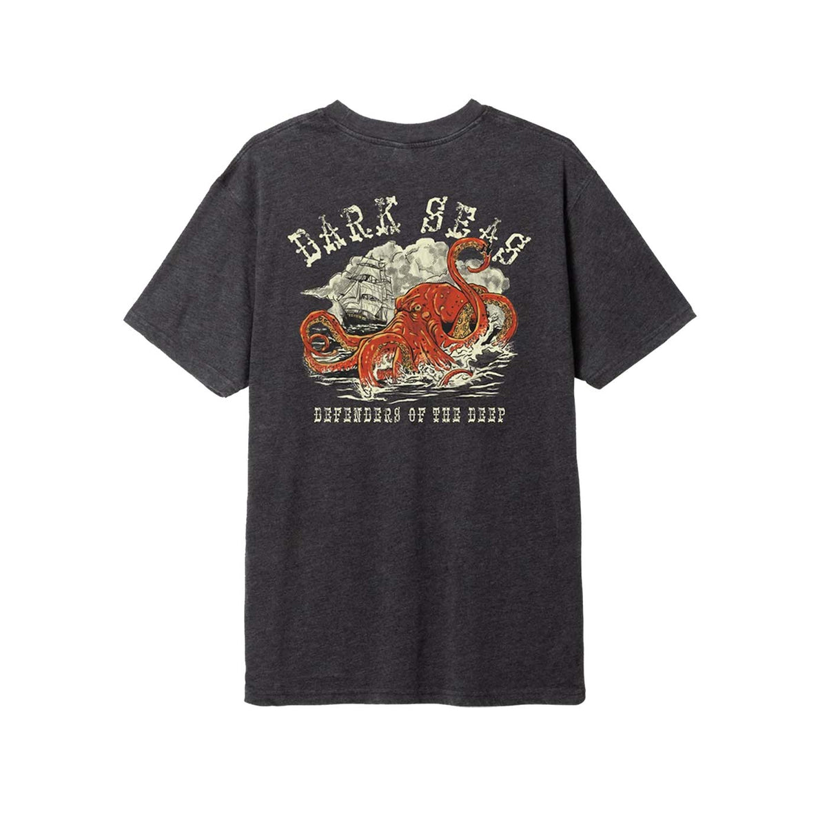 Dark Seas Perilous Mineral S/S Tee – Heather Black